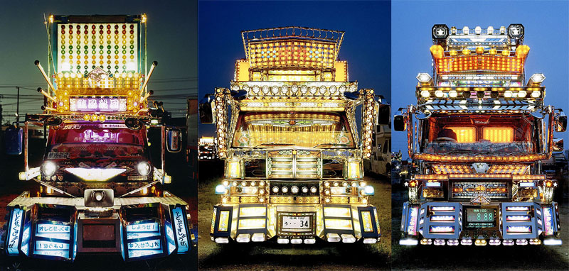 Откуда в Японии взялись разрисованные грузовики